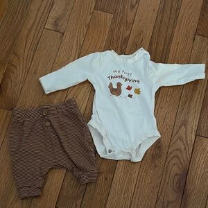Thanksgiving Baby Outfit Set